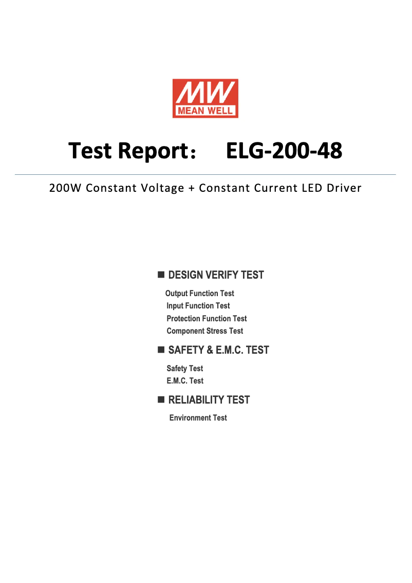 Image de la première page du manuel de l'appareil ELG-200-48