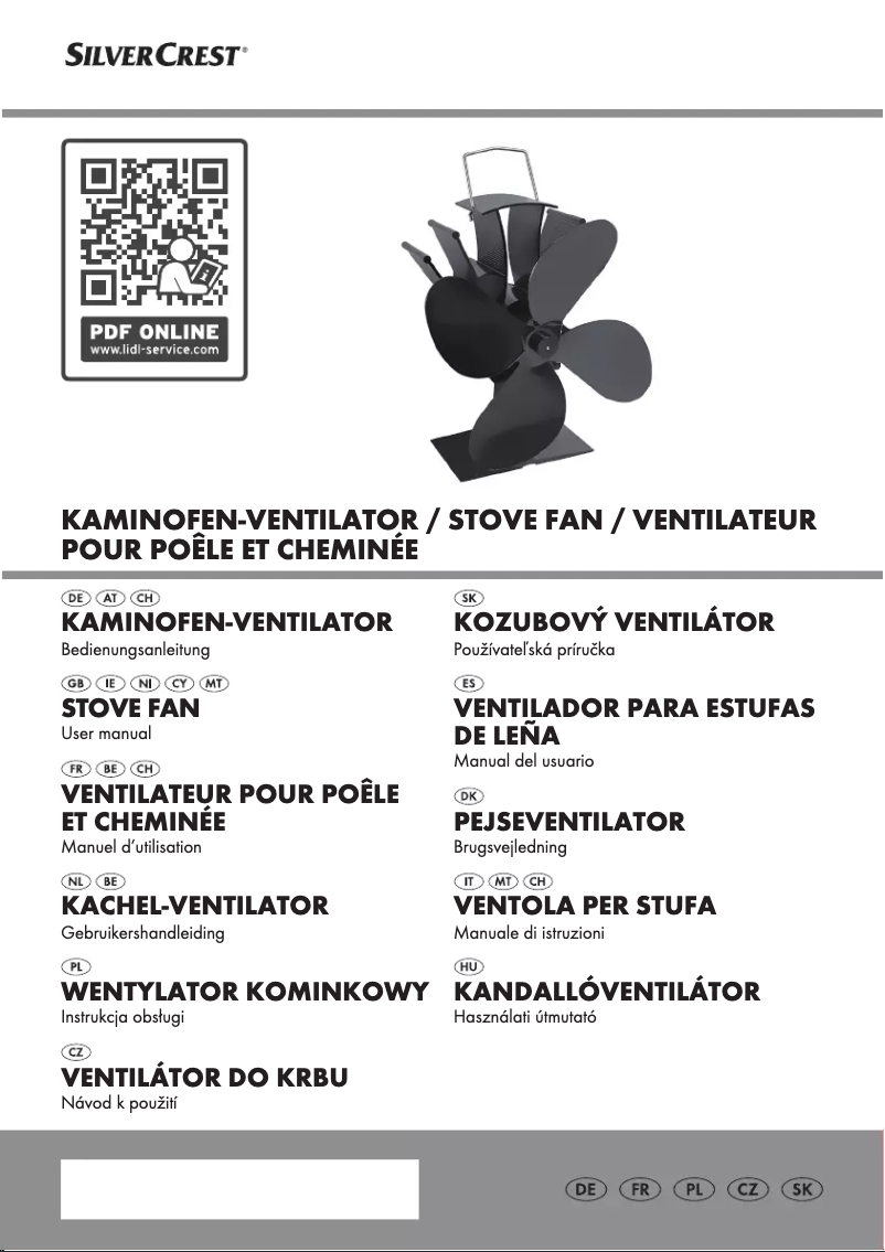 Page n°1 - Manuel utilisateur SilverCrest HG10349