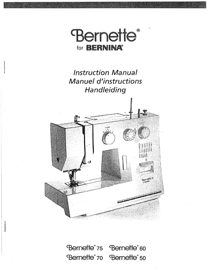 Page n°1 - Manuel utilisateur Bernina Bernette 70