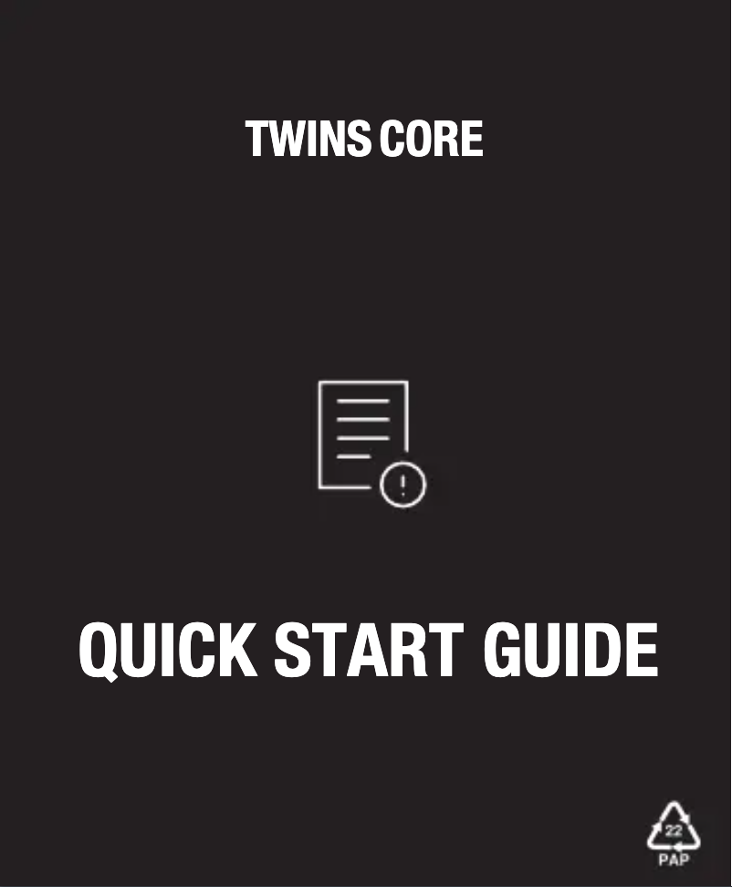 Page 1 de la notice Manuel utilisateur Fresh 'n Rebel Twins Core