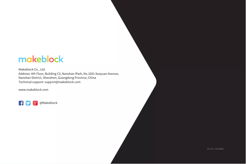 Page n°1 - Manuel utilisateur Makeblock Airblock