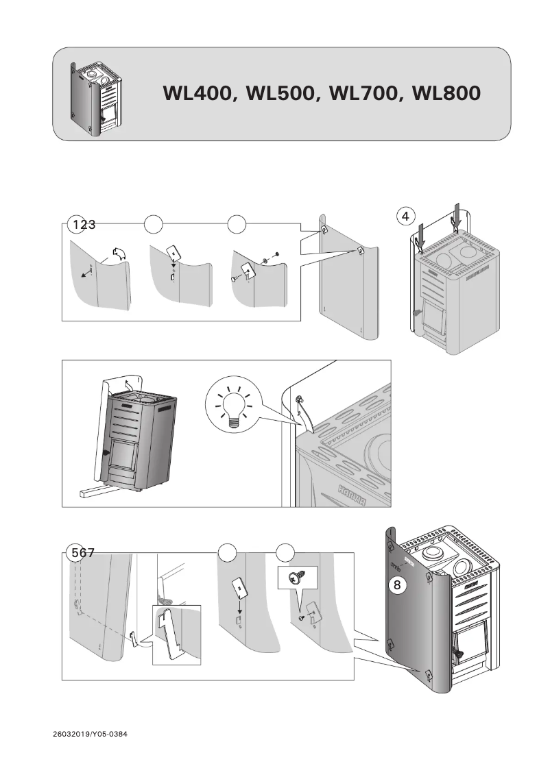 Page 1 de la notice Manuel utilisateur Harvia PRO WL850
