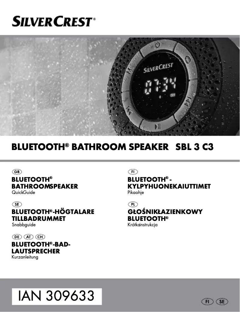 Page n°1 - Manuel utilisateur SilverCrest SBL 3 C3