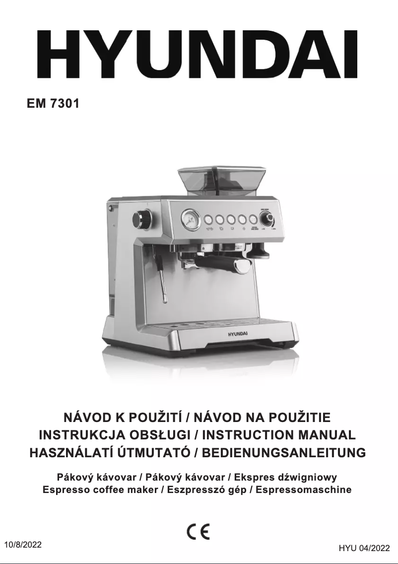 Image de la première page du manuel de l'appareil EM 7301