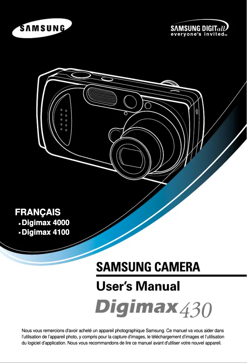 Page 1 de la notice Manuel utilisateur Samsung KENOX 400