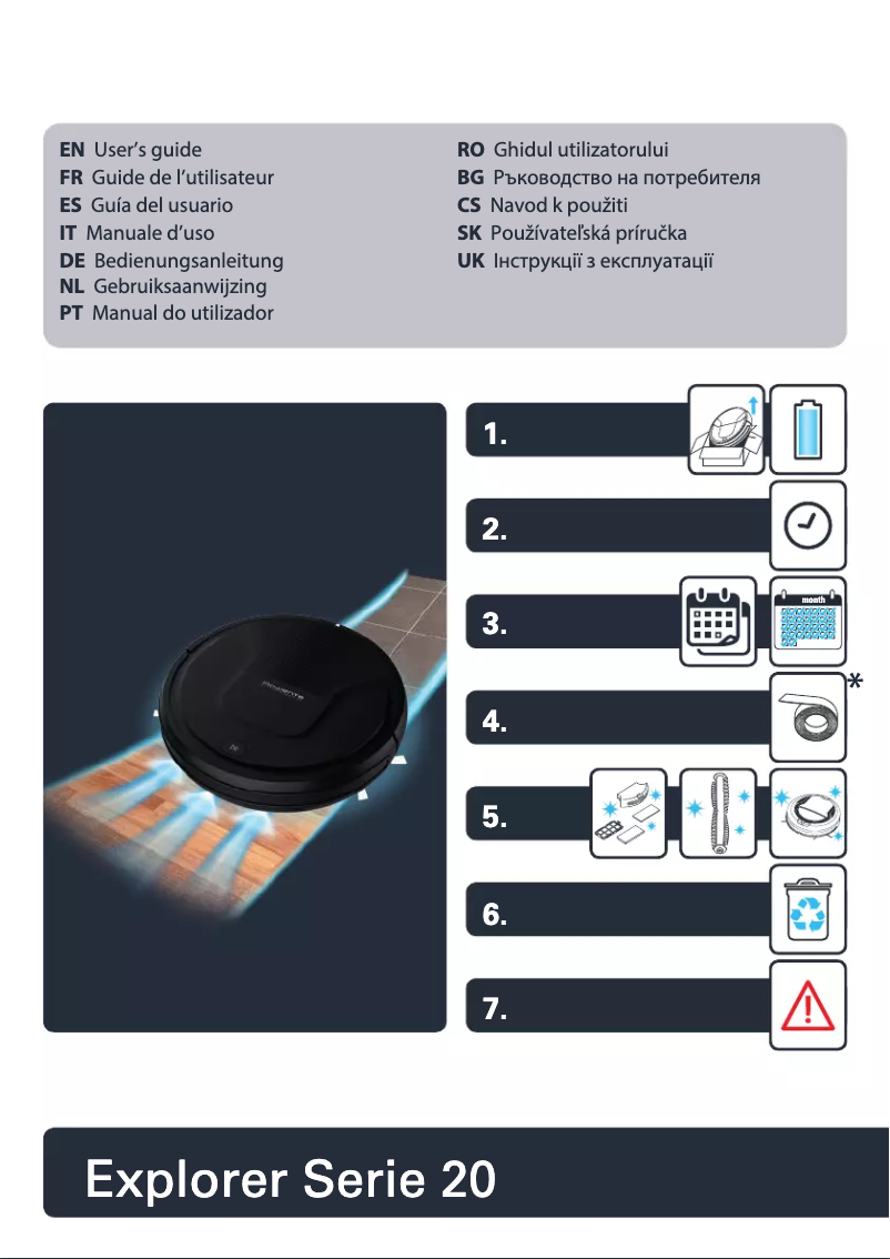 Image de la première page du manuel de l'appareil X-Plorer Serie 20 Aqua RR6875
