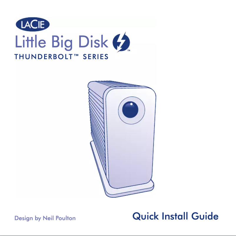 Página 1 del manual Manual de usuario LaCie Little Big Disk 2TB