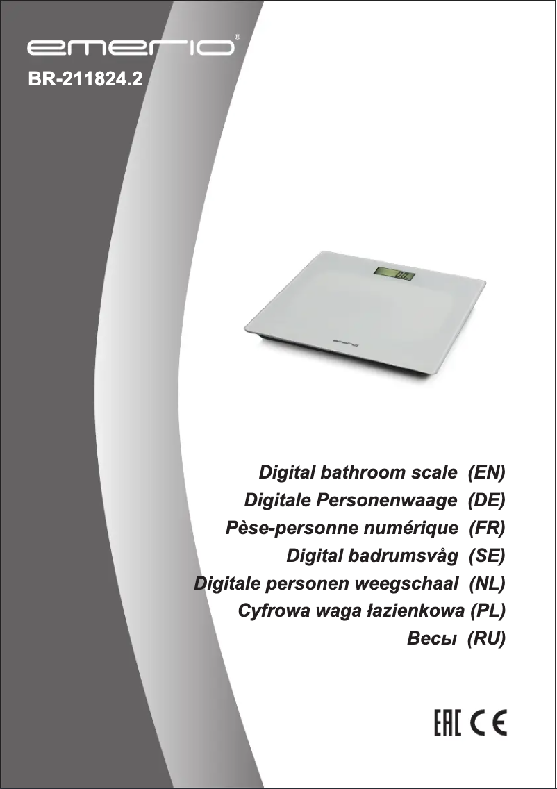 Page n°1 - Manuel utilisateur Emerio BR-211824