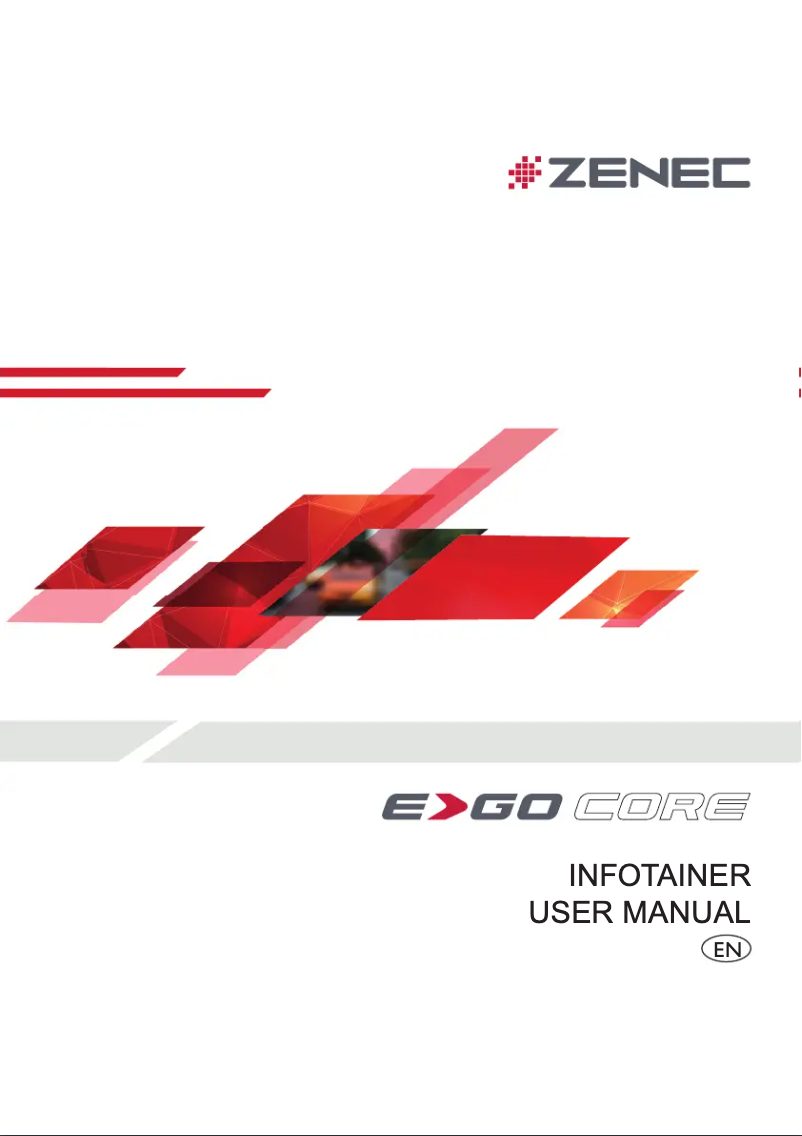 Image de la première page du manuel de l'appareil CORE Z-E1010-NAV