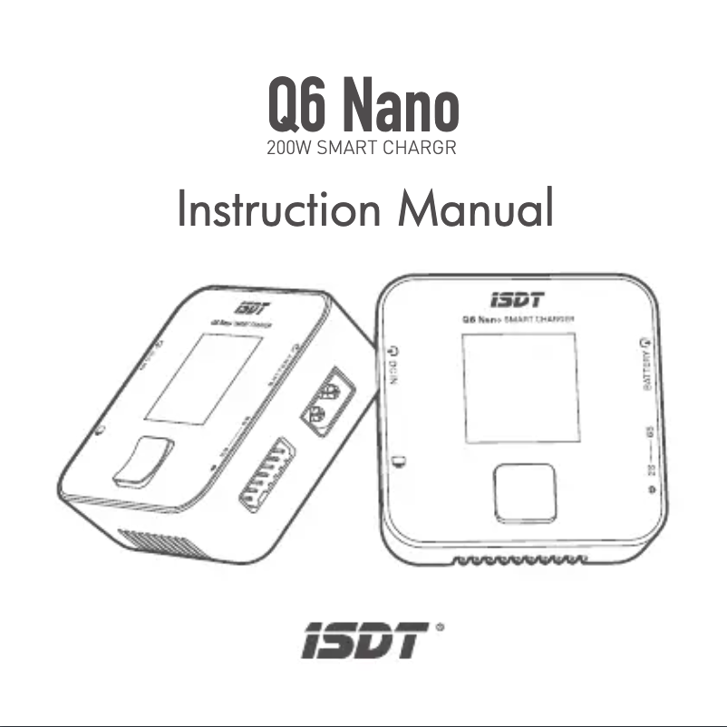 Page n°1 - Manuel utilisateur ISDT Q6 Nano