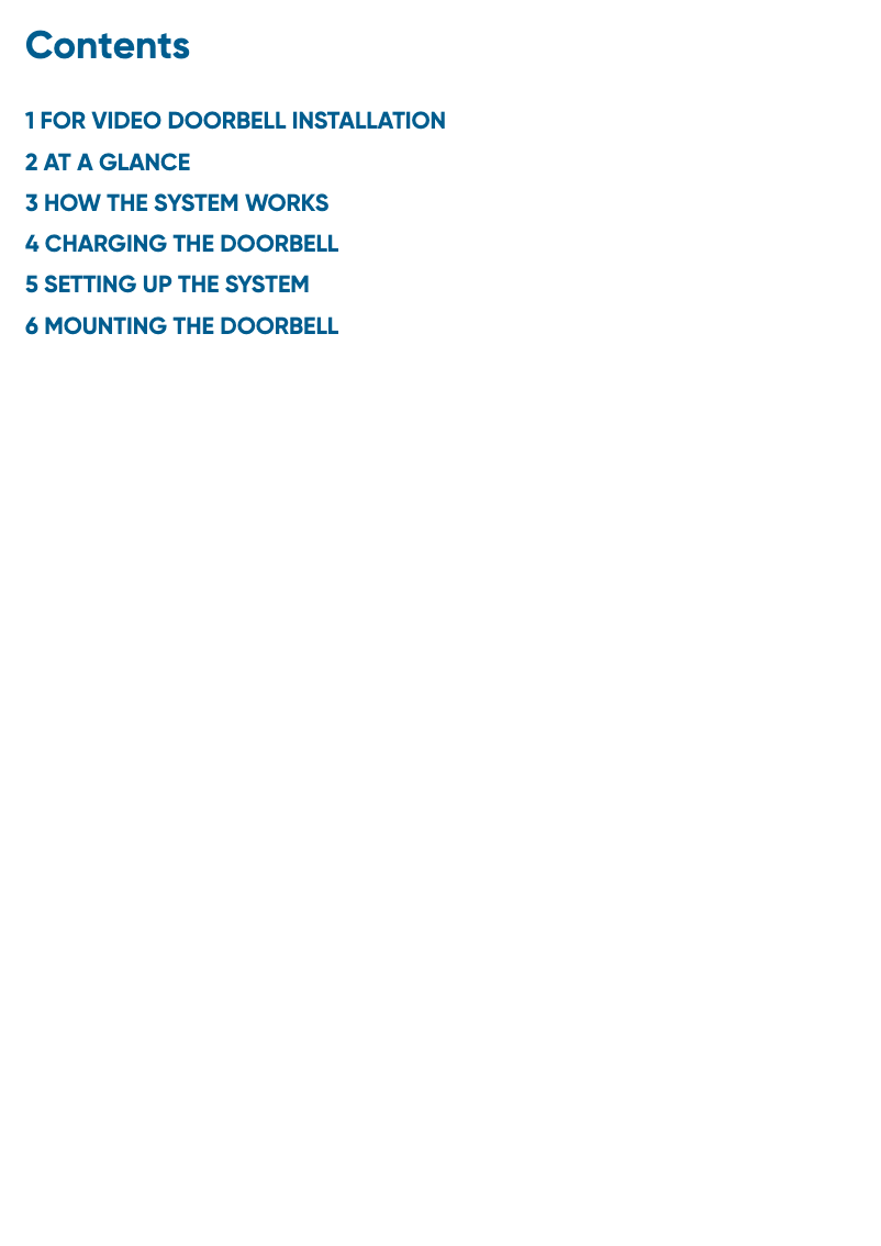 Imagen de la primera página del manual del dispositivo Video Doorbell C30