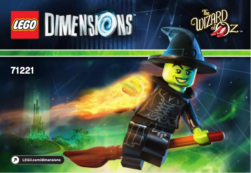 Imagen de la primera página del manual del dispositivo Wicked Witch Fun Pack 71221