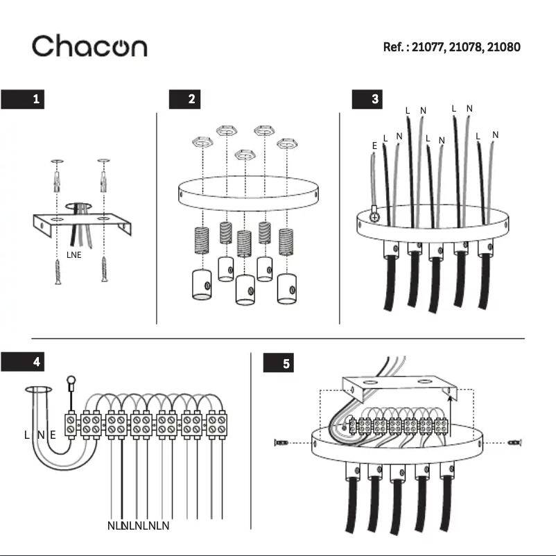 Page 1 de la notice Manuel utilisateur Chacon 21080
