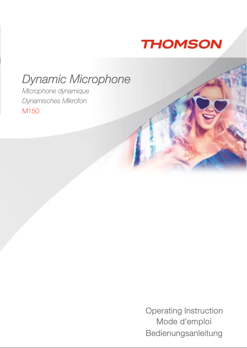 Page 1 de la notice Manuel utilisateur Thomson M150