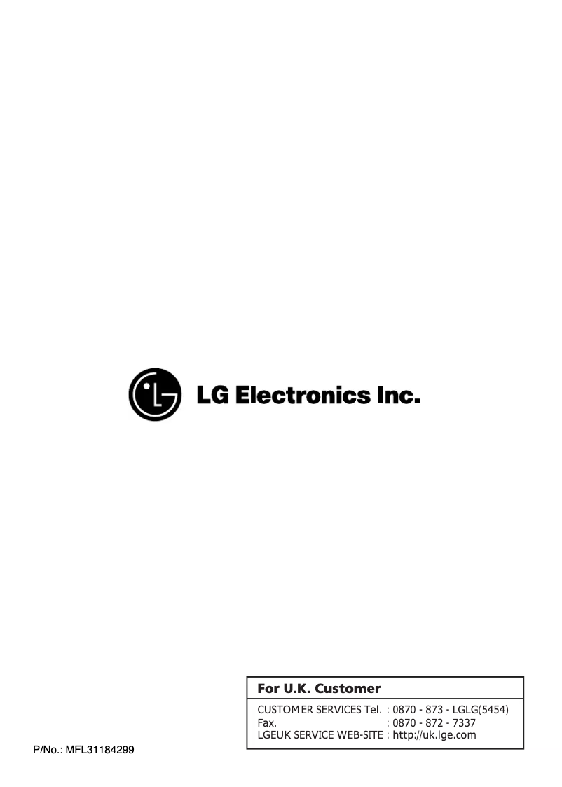 Página 1 del manual Manual de usuario LG WD-12397TDK