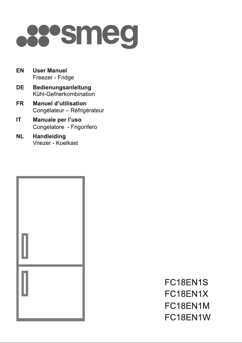 Page 1 de la notice Brochure Smeg FC18EN1M