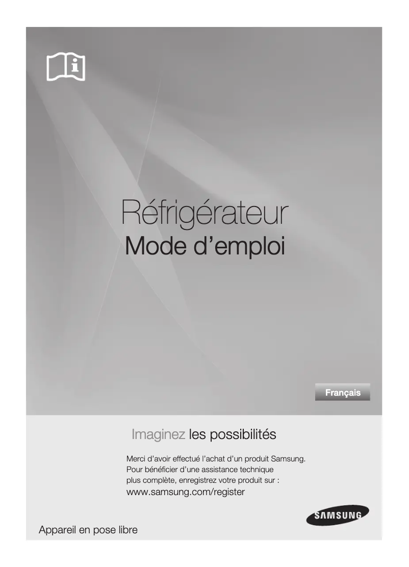 Page n°1 - Manuel utilisateur Samsung RL66SBSH