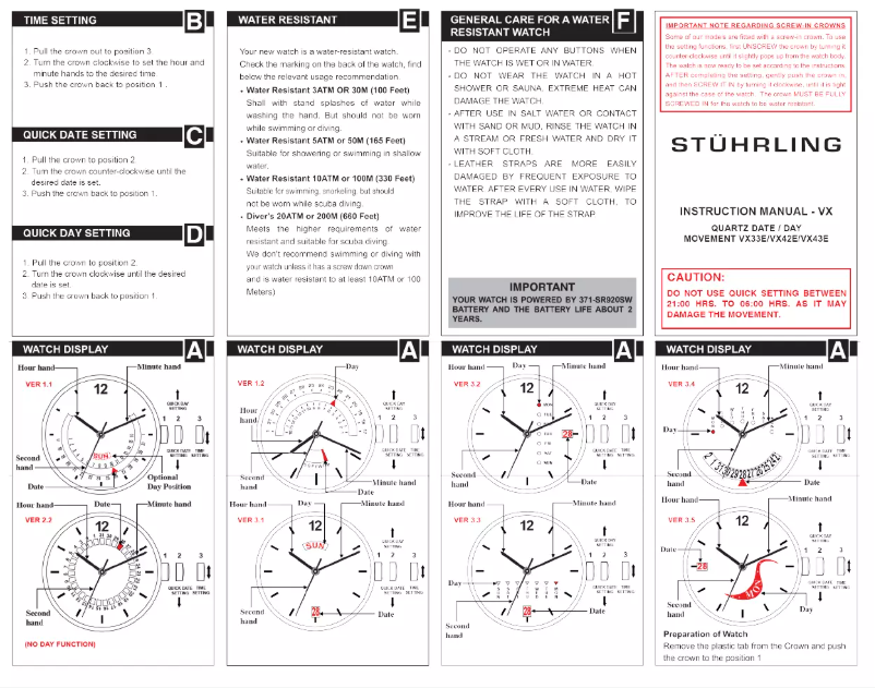 Image de la première page du manuel de l'appareil Aviator 455