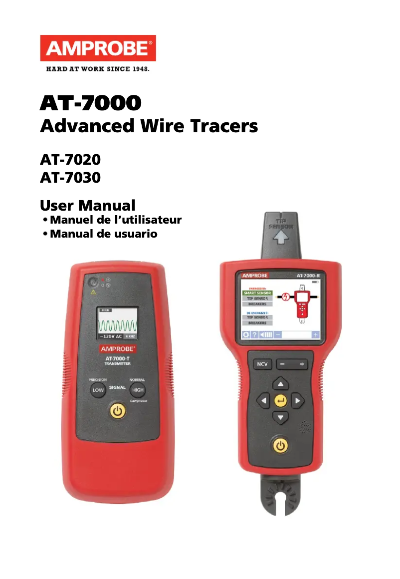 Página 1 del manual Manual de usuario Amprobe AT-7030