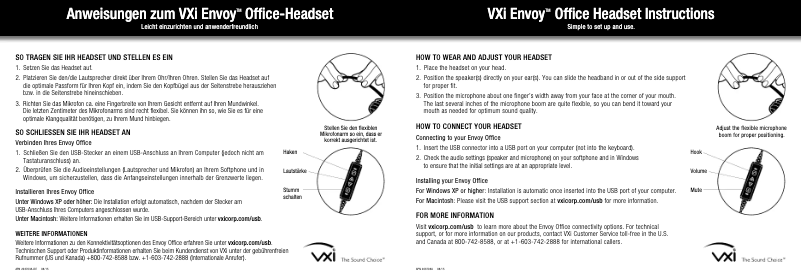 Image de la première page du manuel de l'appareil Envoy Office 2010U