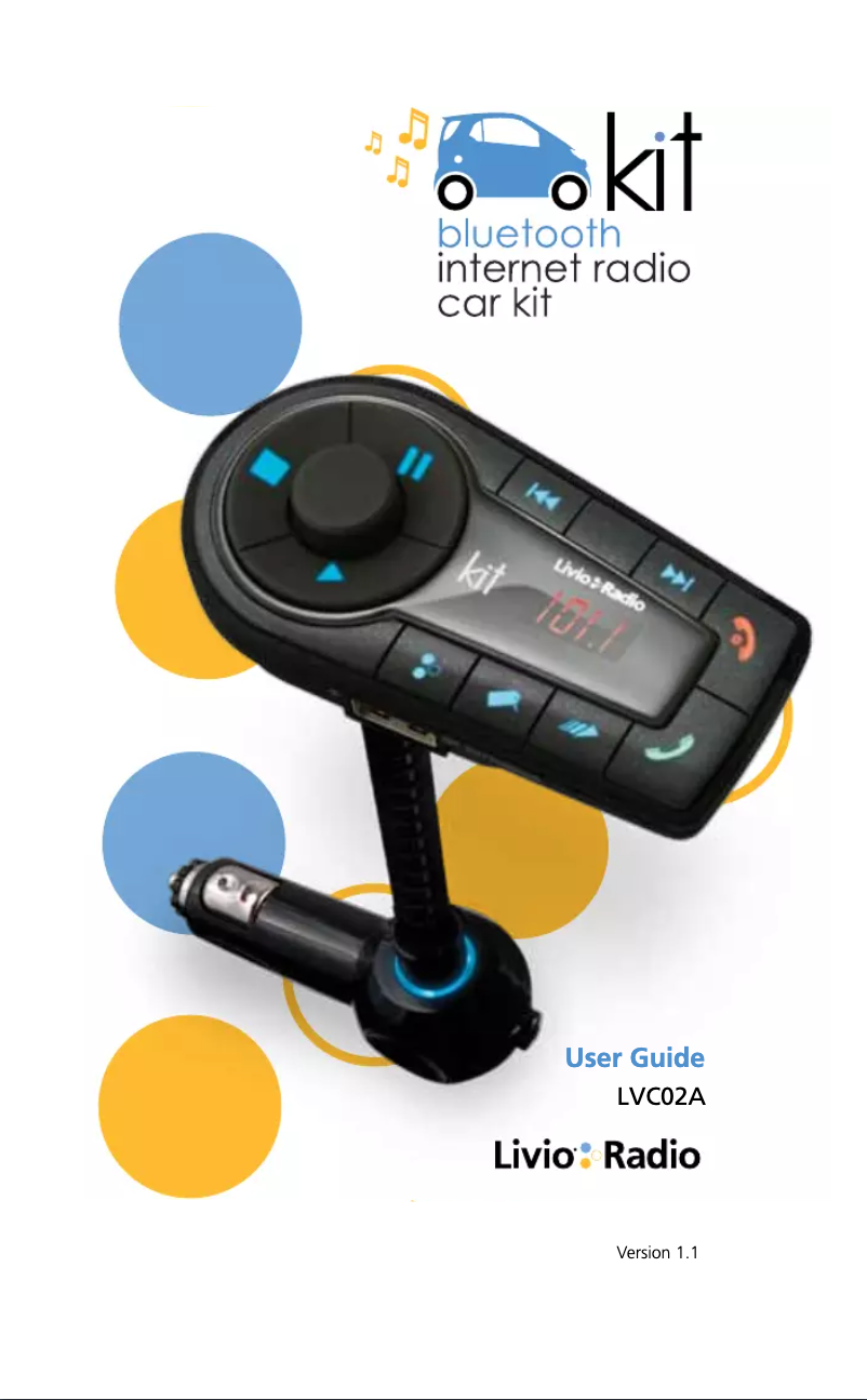 Image de la première page du manuel de l'appareil LVC02A