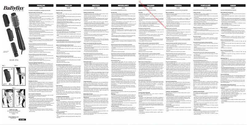 Image de la première page du manuel de l'appareil Perfect Finish AS126E