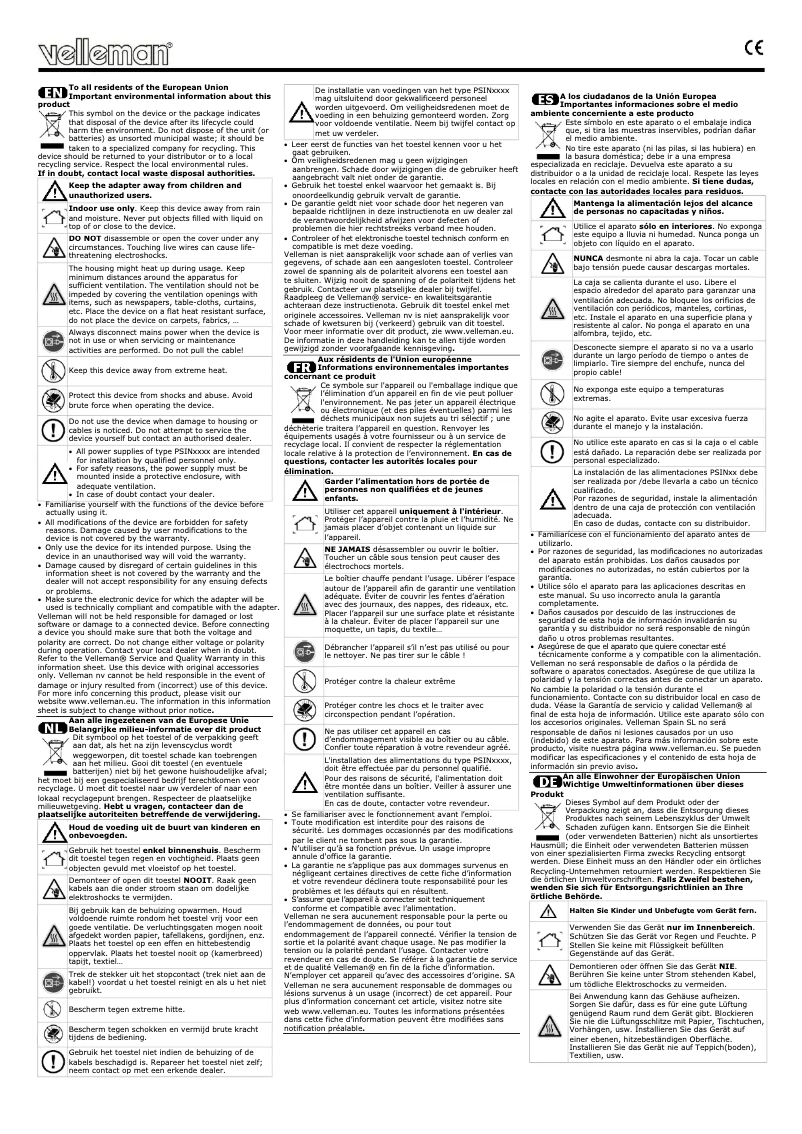 Image de la première page du manuel de l'appareil LRS-100-12