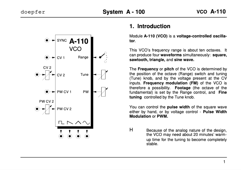 Image de la première page du manuel de l'appareil A-151v