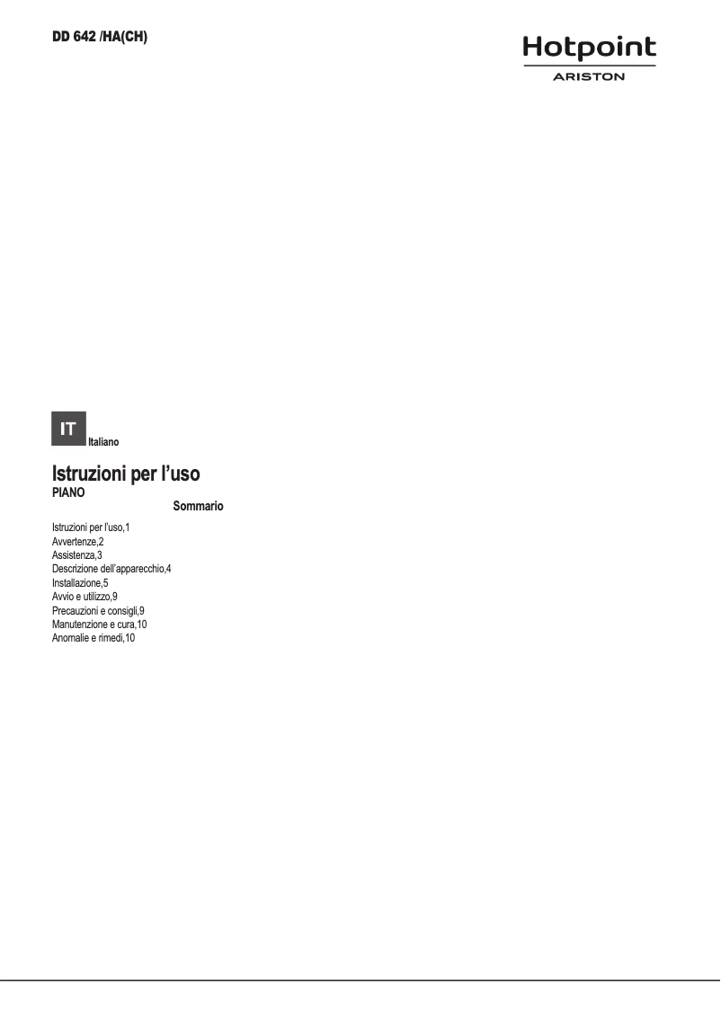 Image de la première page du manuel de l'appareil DD 642 /HA(SL)