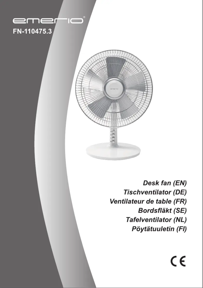 Page 1 de la notice Manuel utilisateur Emerio FN-110475.3