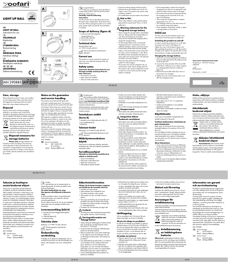 Image de la première page du manuel de l'appareil IAN 290885