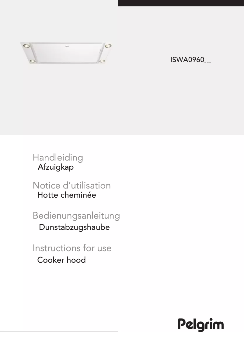 Página 1 del manual Manual de usuario Pelgrim ISWA0960WIT