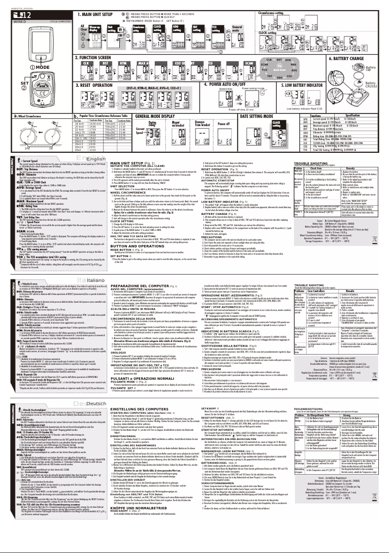 Image de la première page du manuel de l'appareil U12