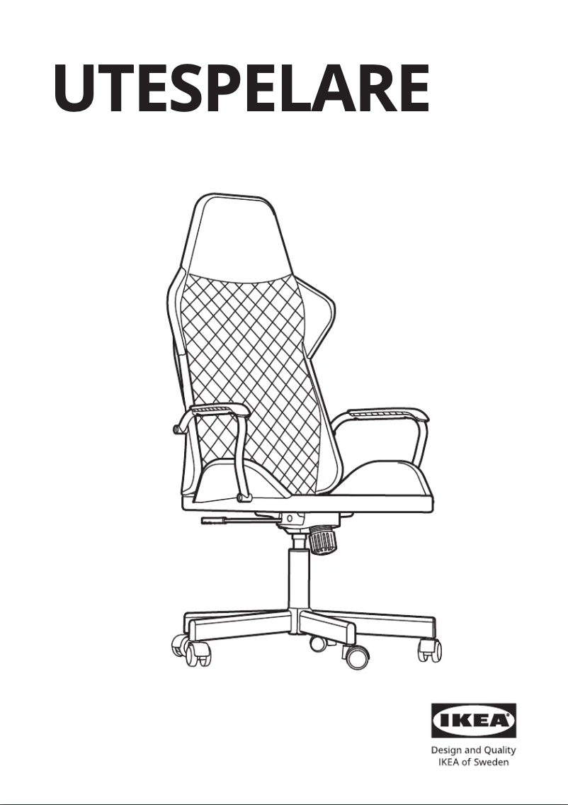 Imagen de la primera página del manual del dispositivo UTESPELARE 105.076.16