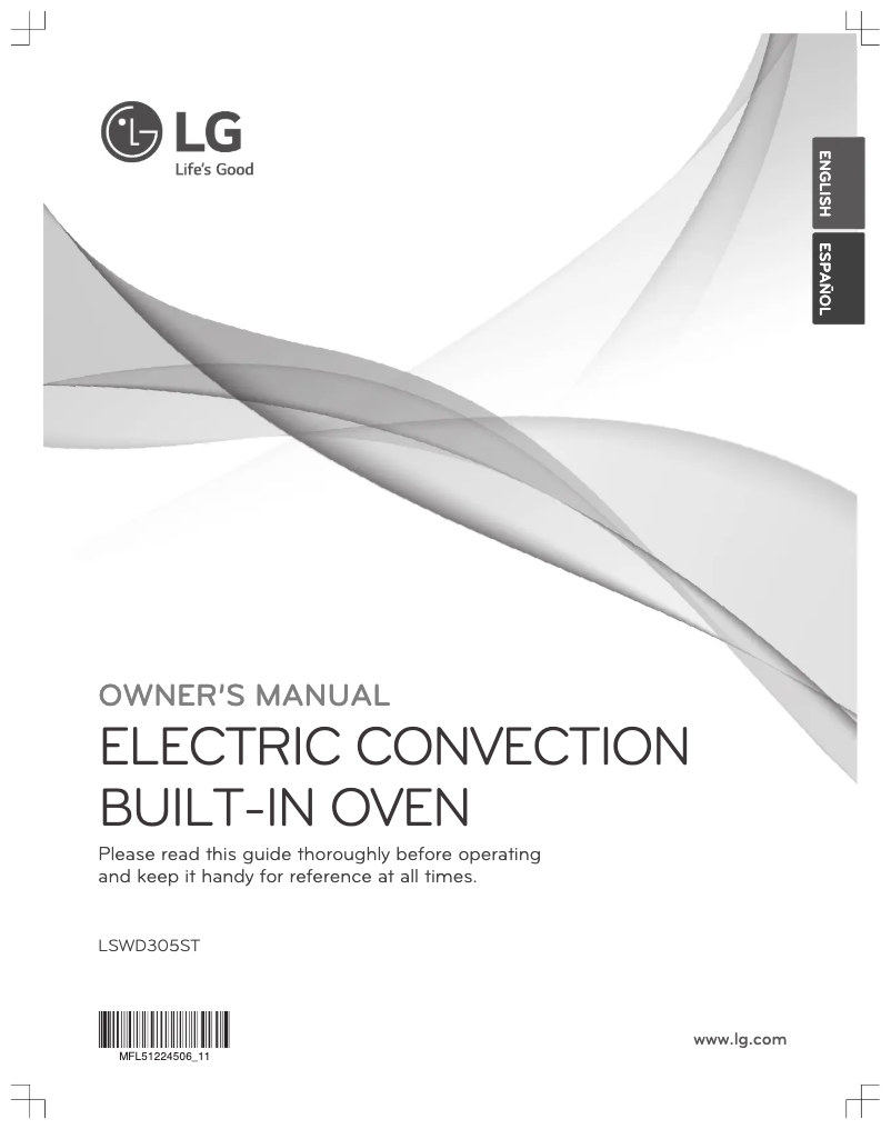 Page 1 de la notice Manuel utilisateur LG Studio LSWD305ST