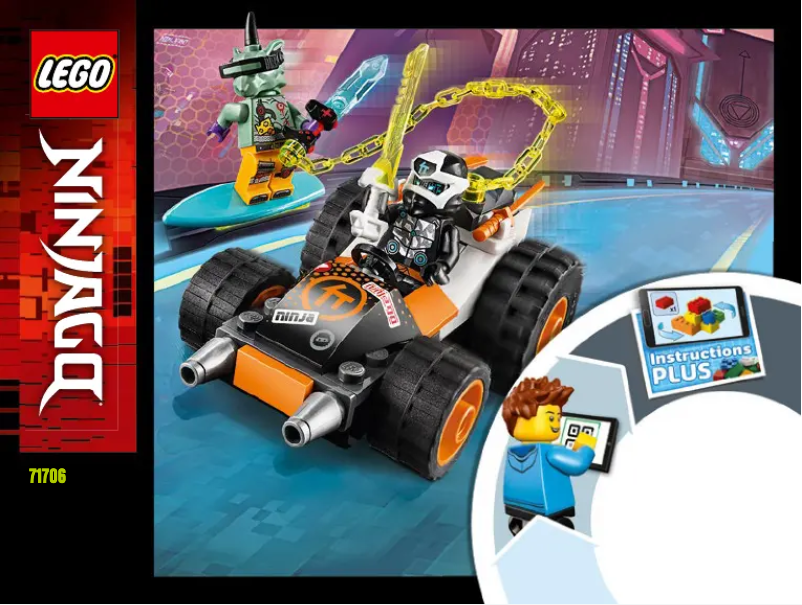 Page 1 de la notice Manuel utilisateur Lego Ninjago 71706