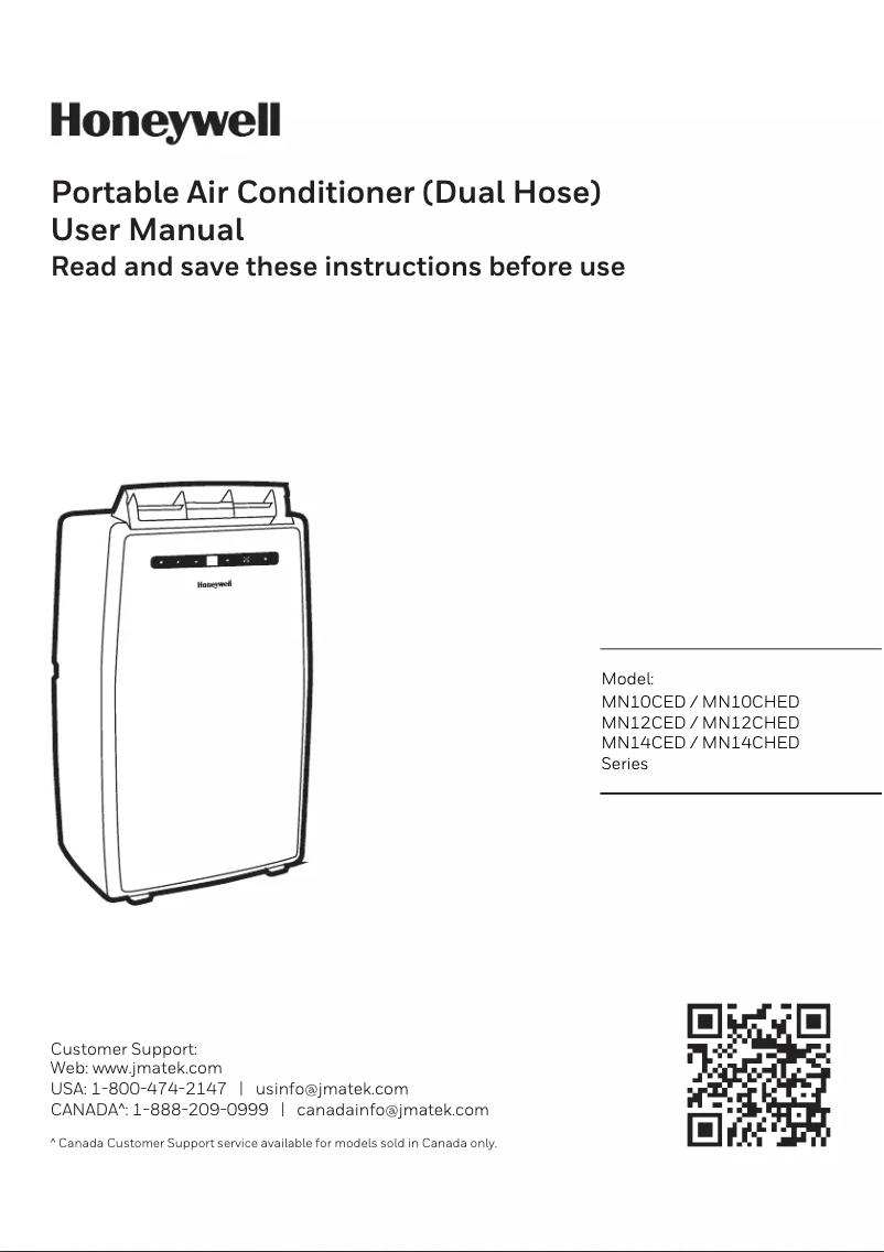 Page 1 de la notice Manuel utilisateur Honeywell MN12CED