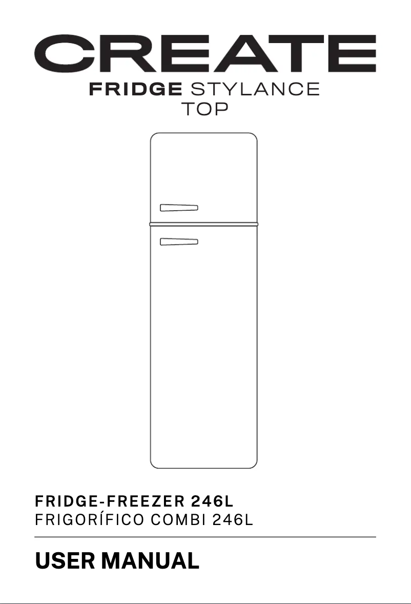 Image de la première page du manuel de l'appareil Fridge Stylance