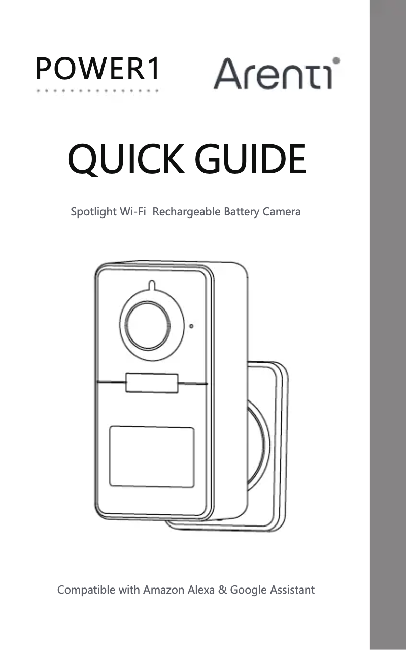 Image de la première page du manuel de l'appareil POWER1