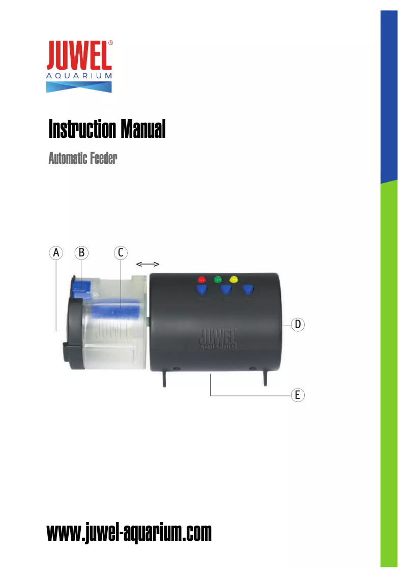 Página 1 del manual Manual de usuario Juwel EasyFeed