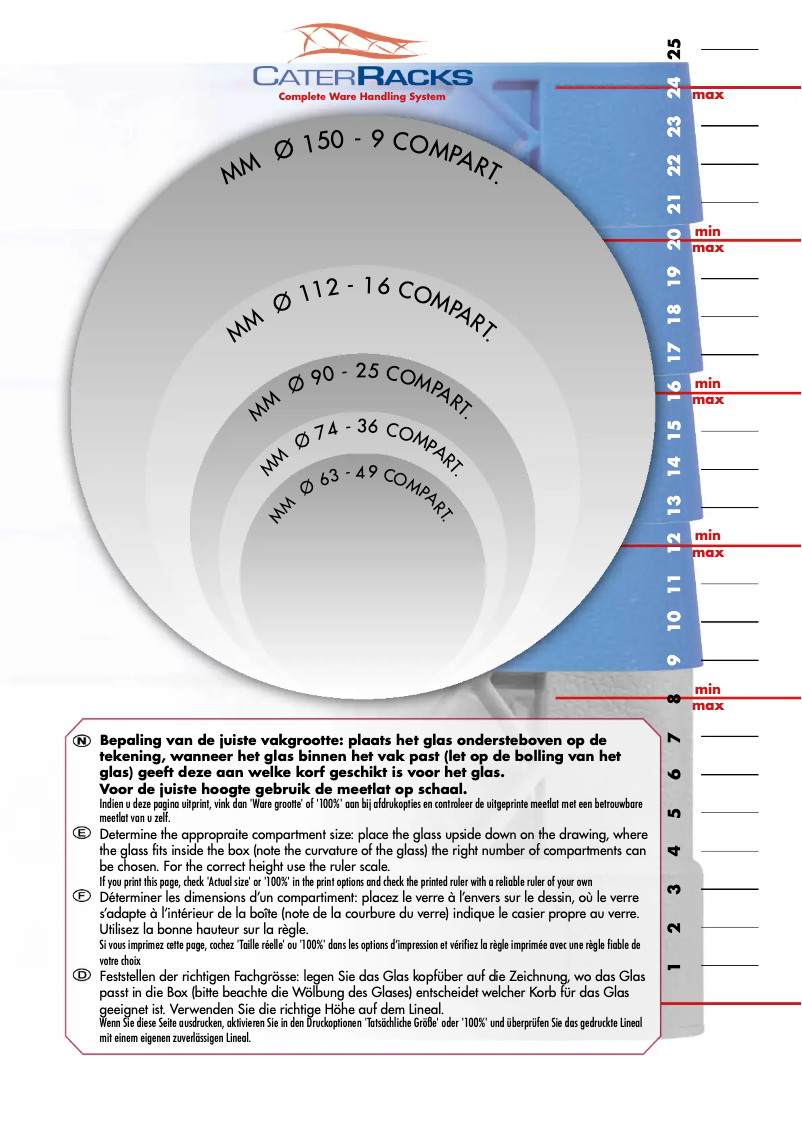 Page n°1 - Manuel utilisateur CaterRacks CR0911
