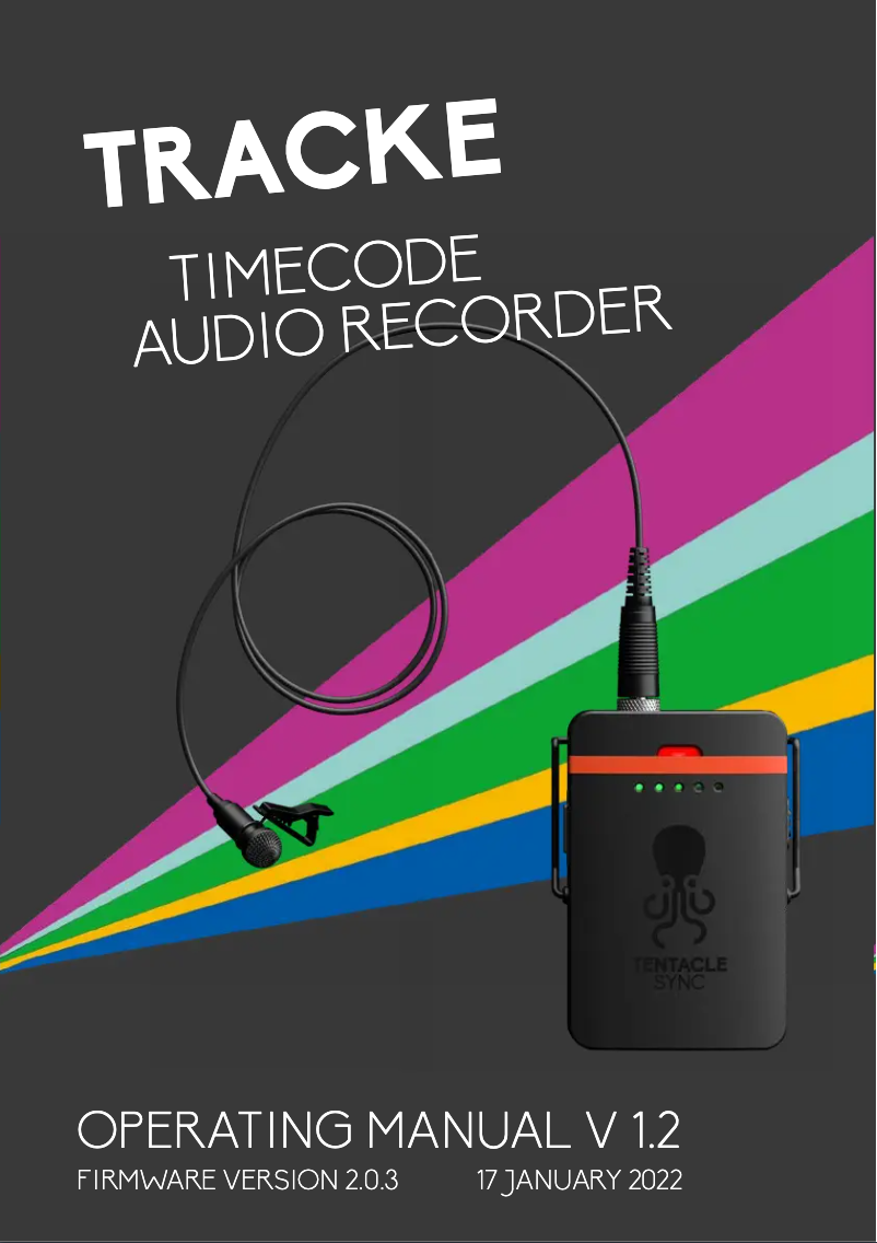 Page 1 de la notice Manuel utilisateur Tentacle Sync E mkII