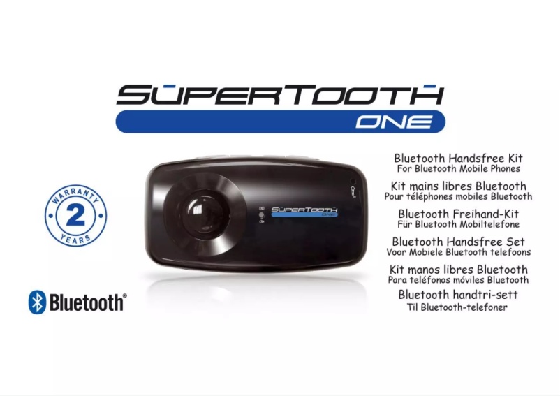 Image de la première page du manuel de l'appareil One