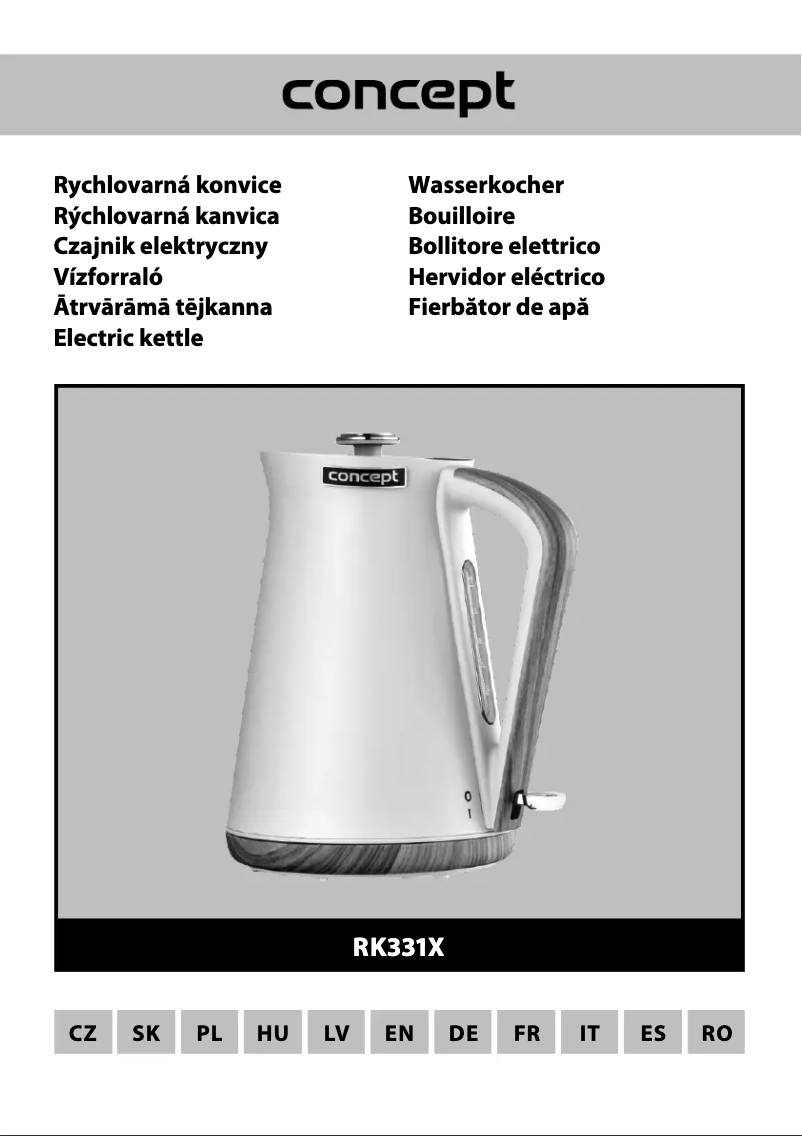 Image de la première page du manuel de l'appareil RK3311