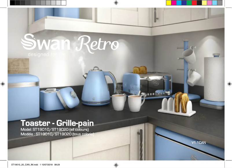 Page 1 de la notice Manuel utilisateur Swan Retro ST19010