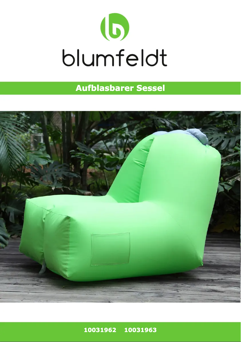 Page 1 de la notice Manuel utilisateur Blumfeldt Air