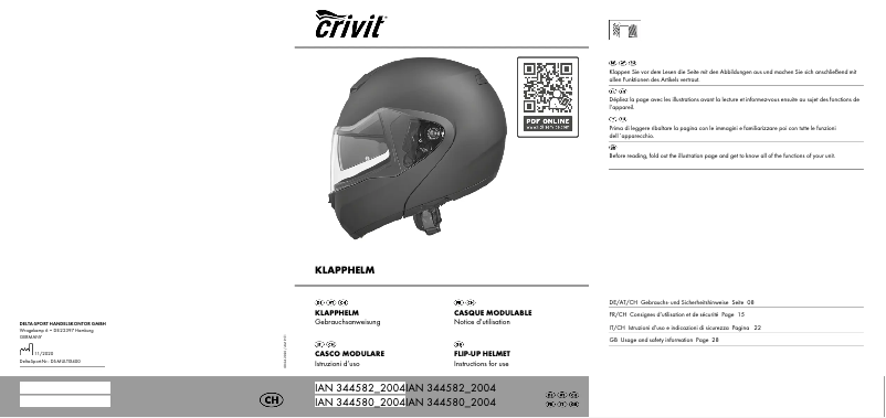 Image de la première page du manuel de l'appareil IAN 344580