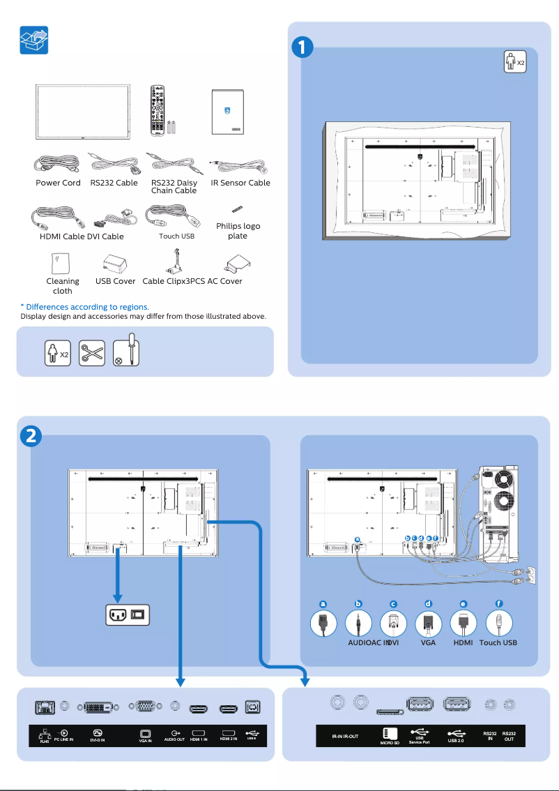 First page image of the manual for 43BDL3651T