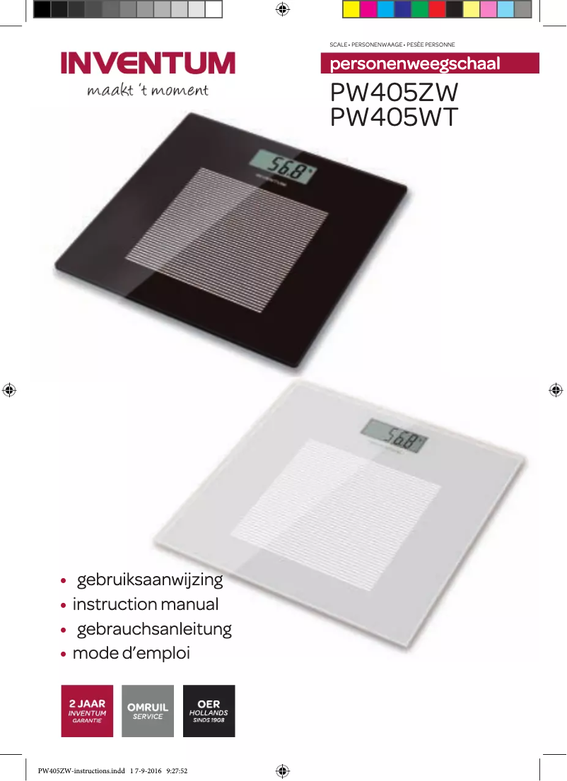 Image de la première page du manuel de l'appareil PW405ZW