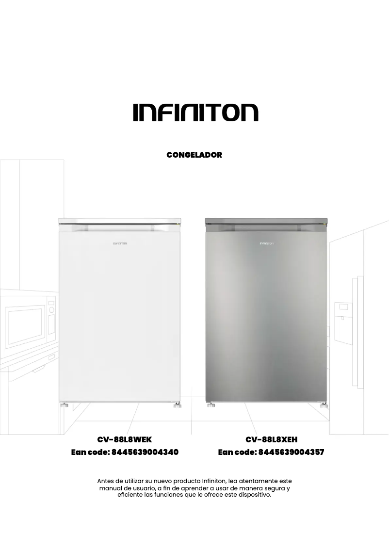 Page n°1 - Manuel utilisateur Infiniton CV-88L8WEK